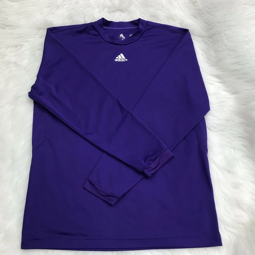 Adidas Climalite Top Long Sleeve Purple